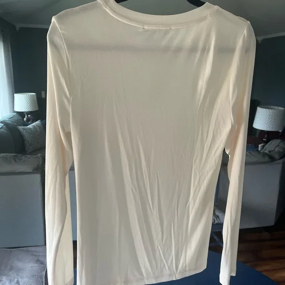 LOFT Ivory Knit Top - Picture 2 of 4
